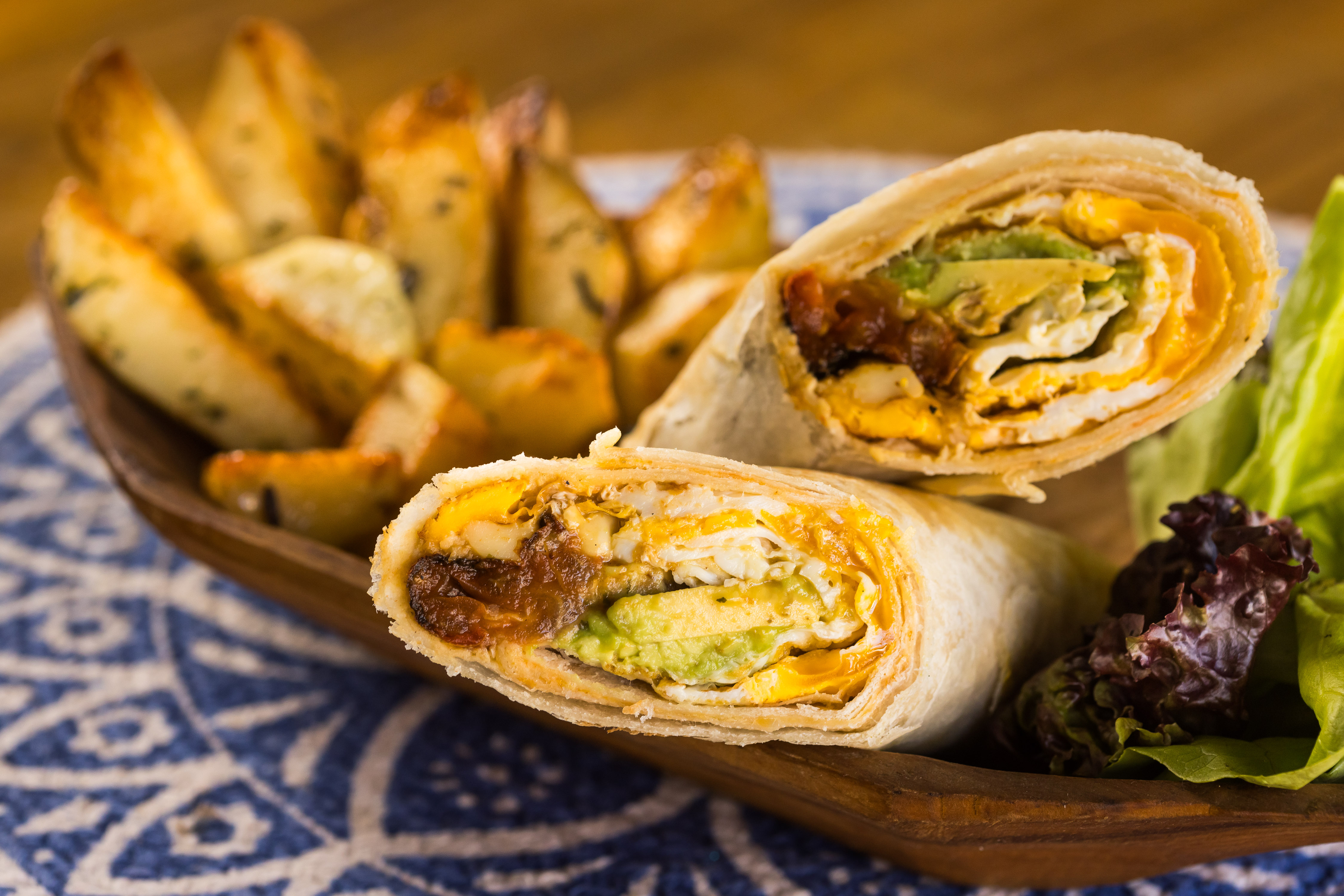 Roll de pollo napolitano